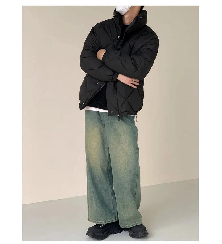 Windproof Padded Cotton Down Jacket