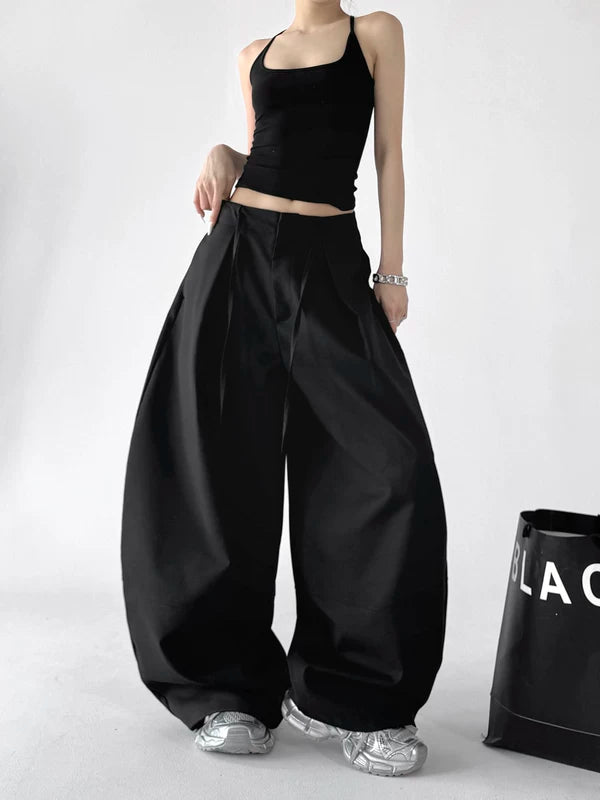 High Waisted Oversized Wide Leg Pants 2