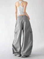 Wide Leg Multi Pocket Cargo Pants 3