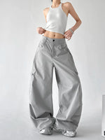 Wide Leg Multi Pocket Cargo Pants 4