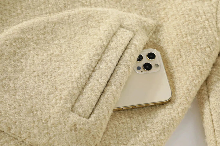 Pockets Button-Up Coat