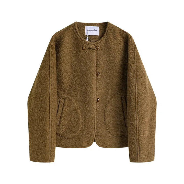 Pockets Button-Up Coat