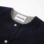 Casual Button-Up Coat with Pockets