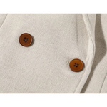 Double-Breasted Blazer with Shoulder Bag