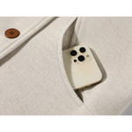 Double-Breasted Blazer with Shoulder Bag