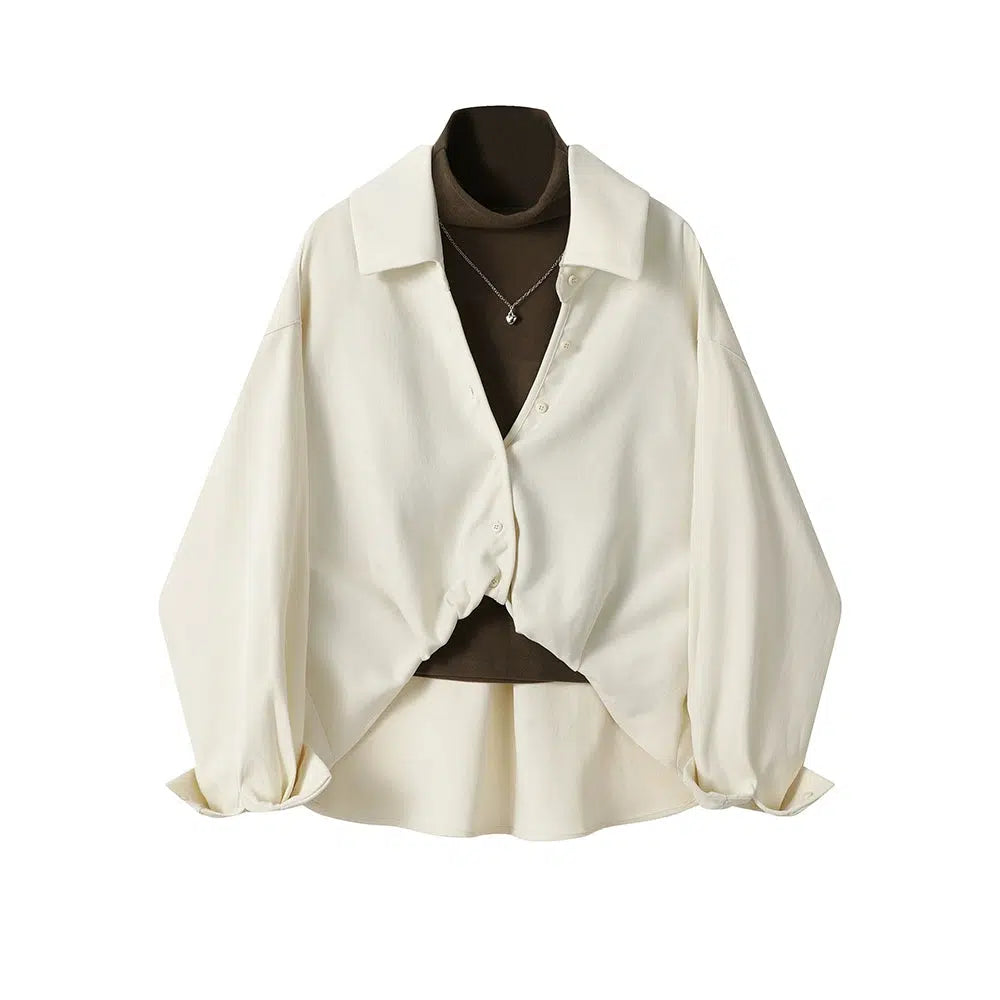 Long Sleeve Shirt Two Piece Set