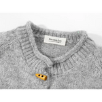 Button Accents Knit Cardigan