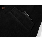 Single-breasted Lapel Long Wool Coat