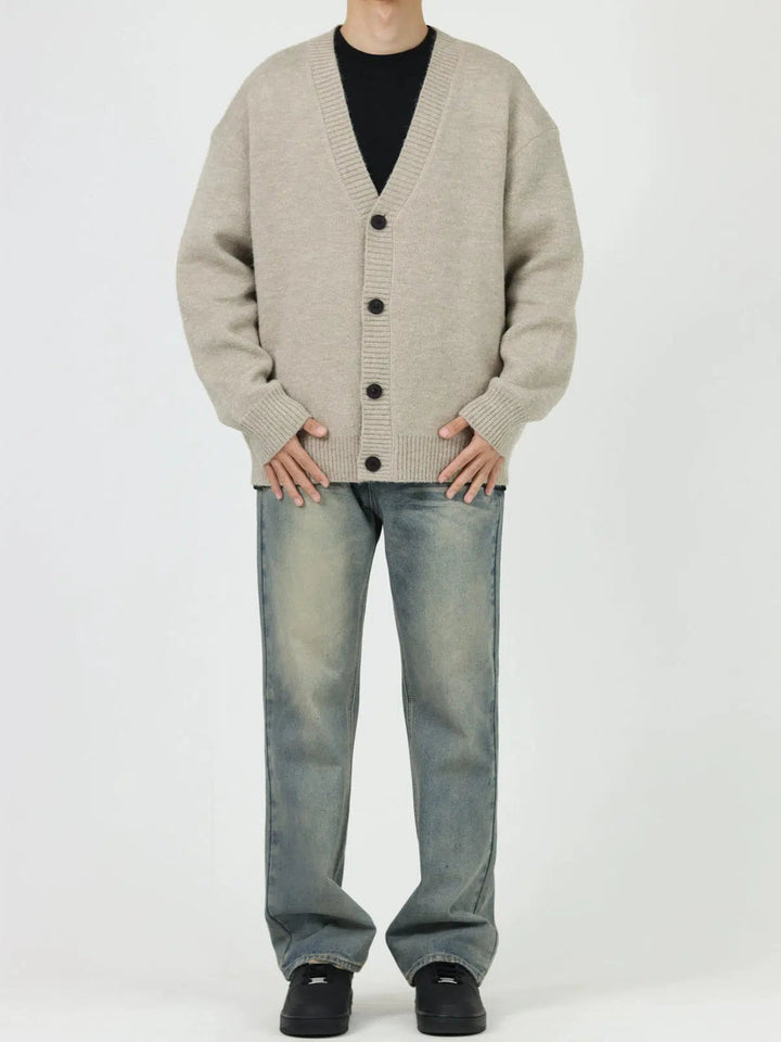Wool Versatile Cardigan Sweater