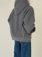 Woolen Sweatshirt with Kangaroo Pocket