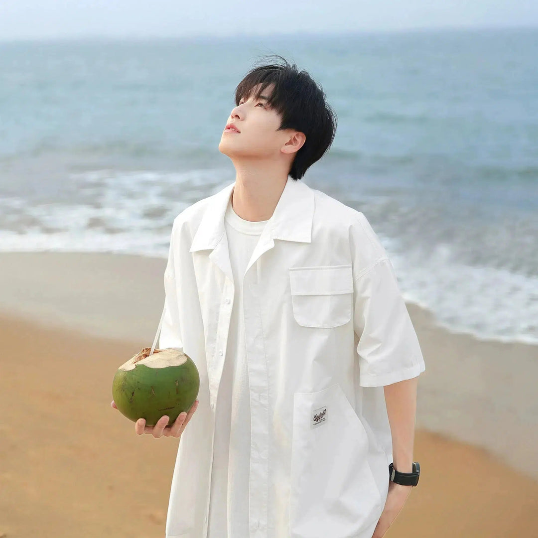 Work Shirt Short-Sleeved Shirt Jacket