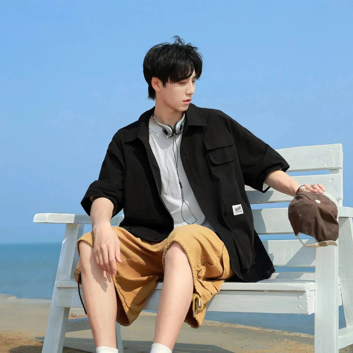 Work Shirt Short-Sleeved Shirt Jacket