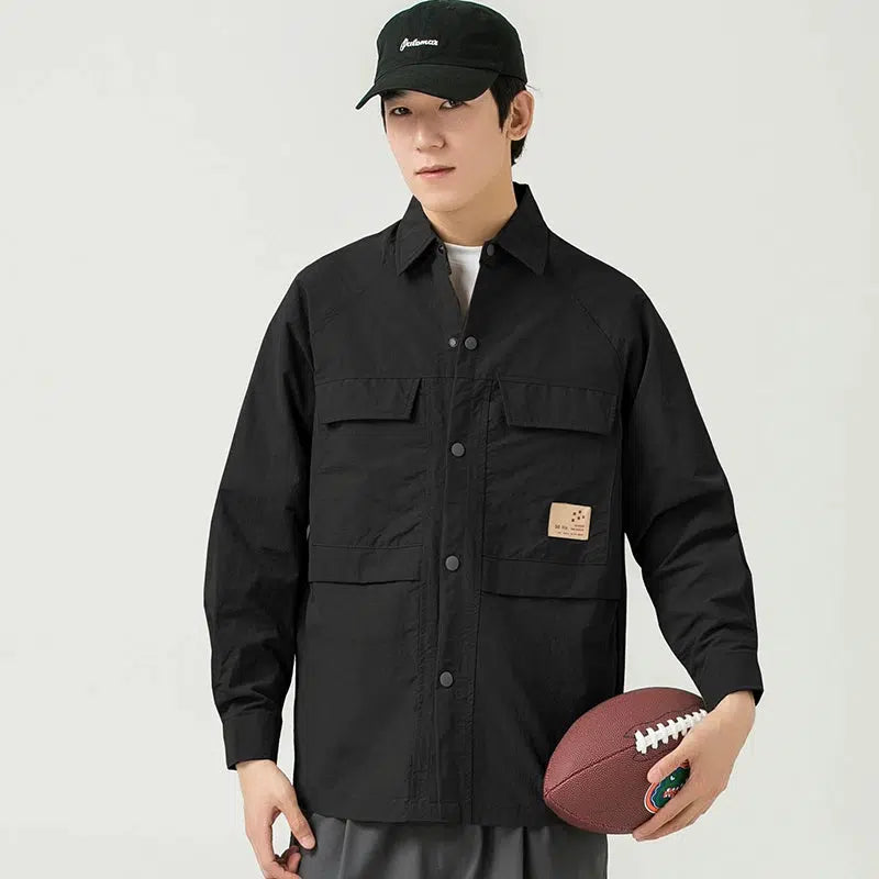Workwear Fit Cargo Overshirt