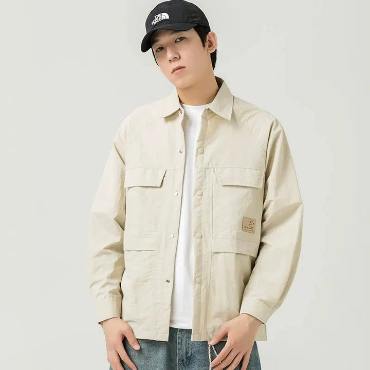 Workwear Fit Cargo Overshirt
