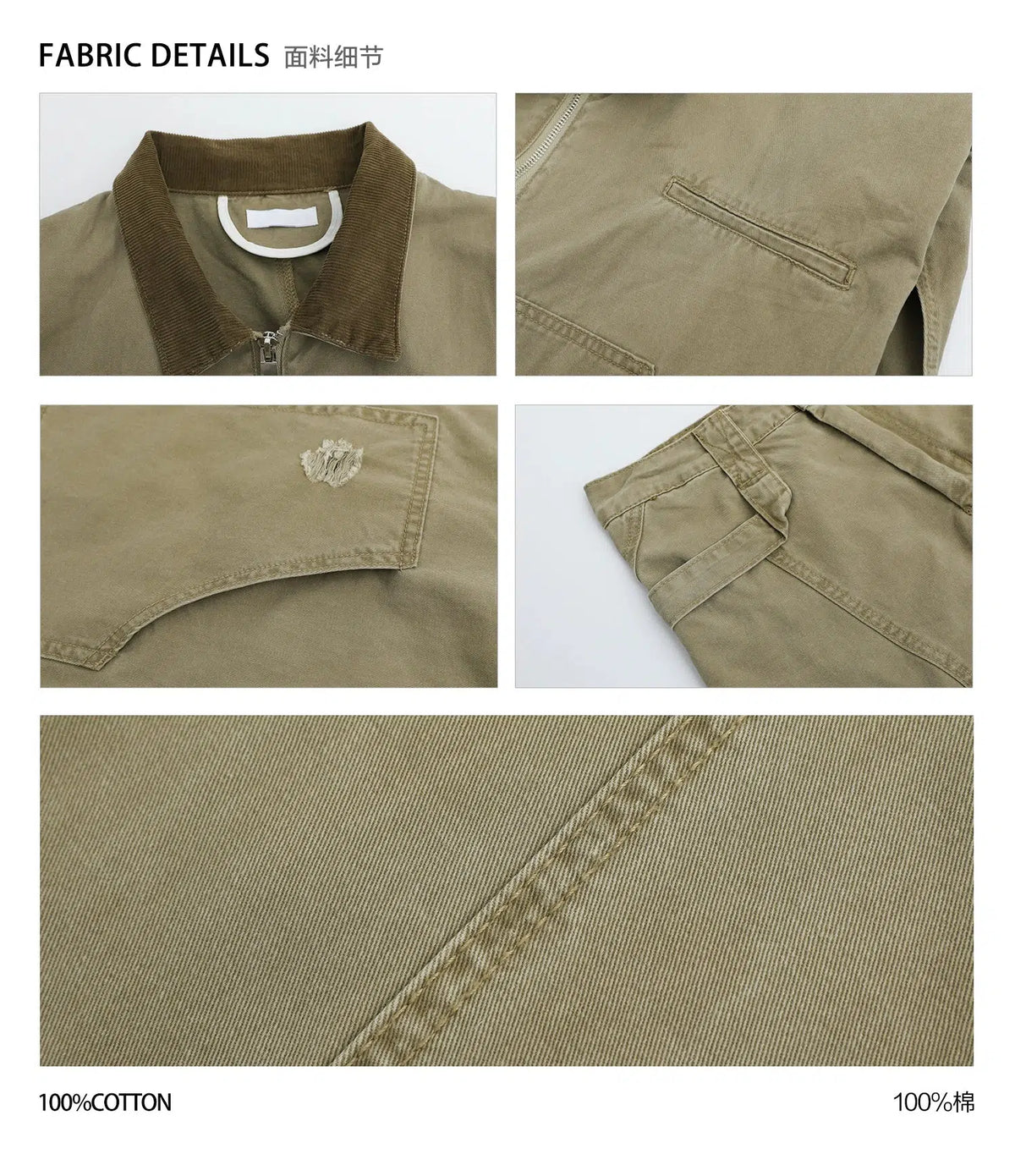 Workwear Sleeveless Denim Jacket & Jeans