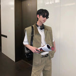 Workwear Sleeveless Denim Jacket & Jeans