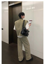 Workwear Sleeveless Denim Jacket & Jeans