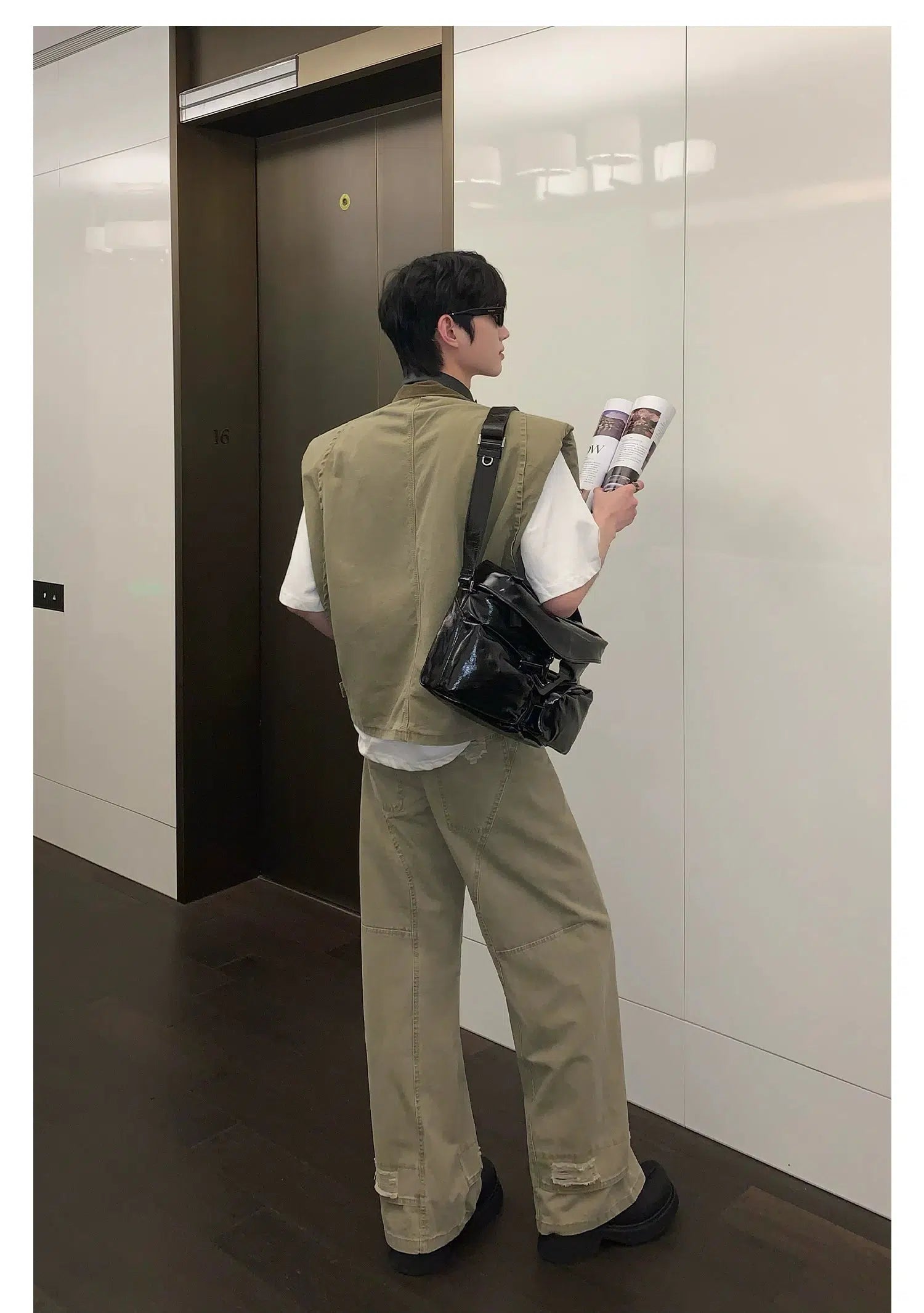 Workwear Sleeveless Denim Jacket & Jeans