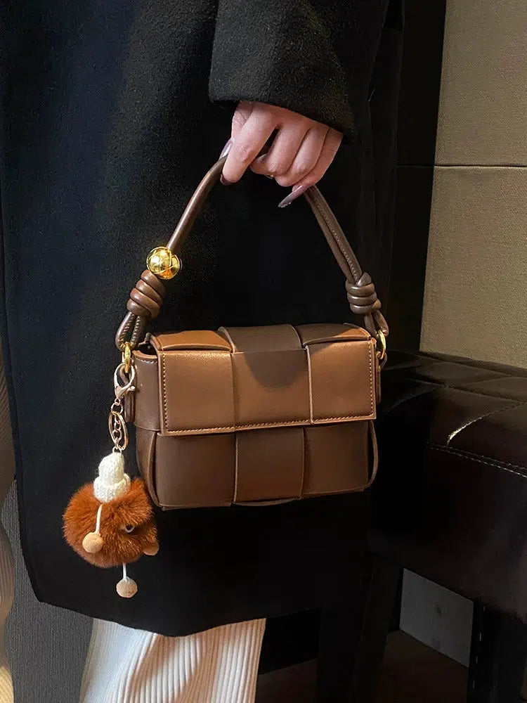 Woven Square Crossbody Bag