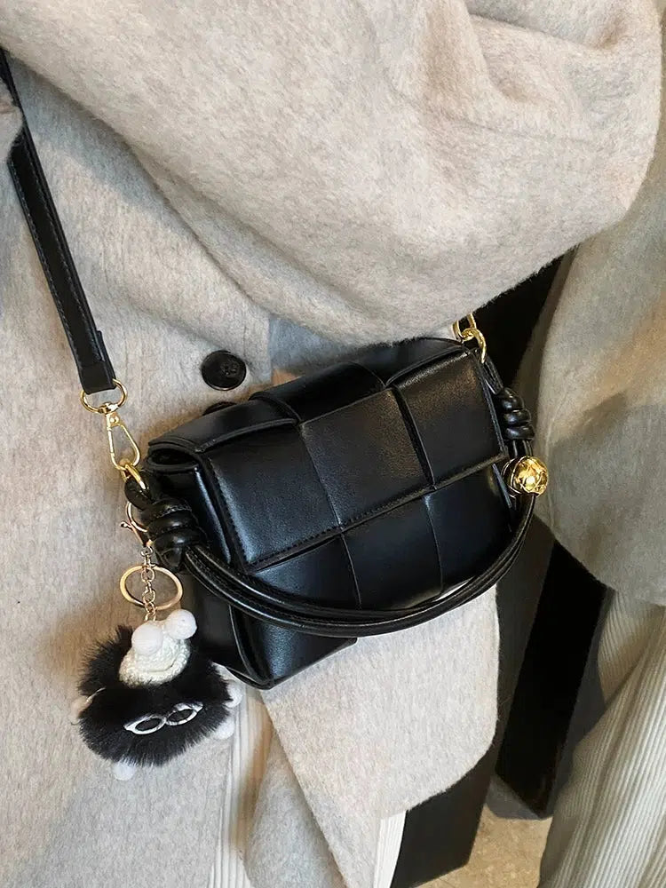 Woven Square Crossbody Bag