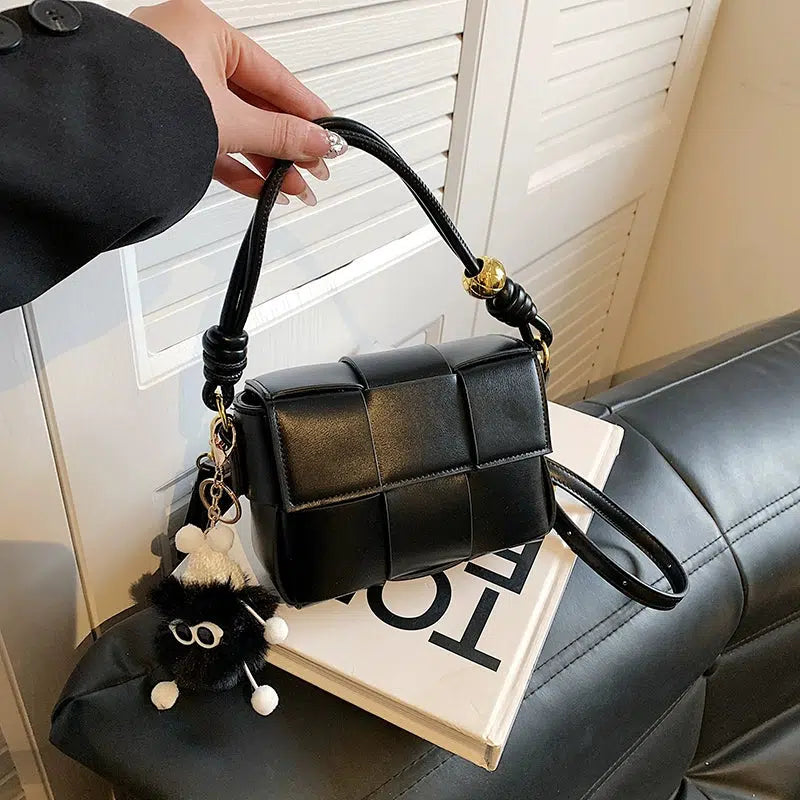 Woven Square Crossbody Bag