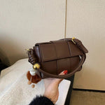 Woven Square Crossbody Bag