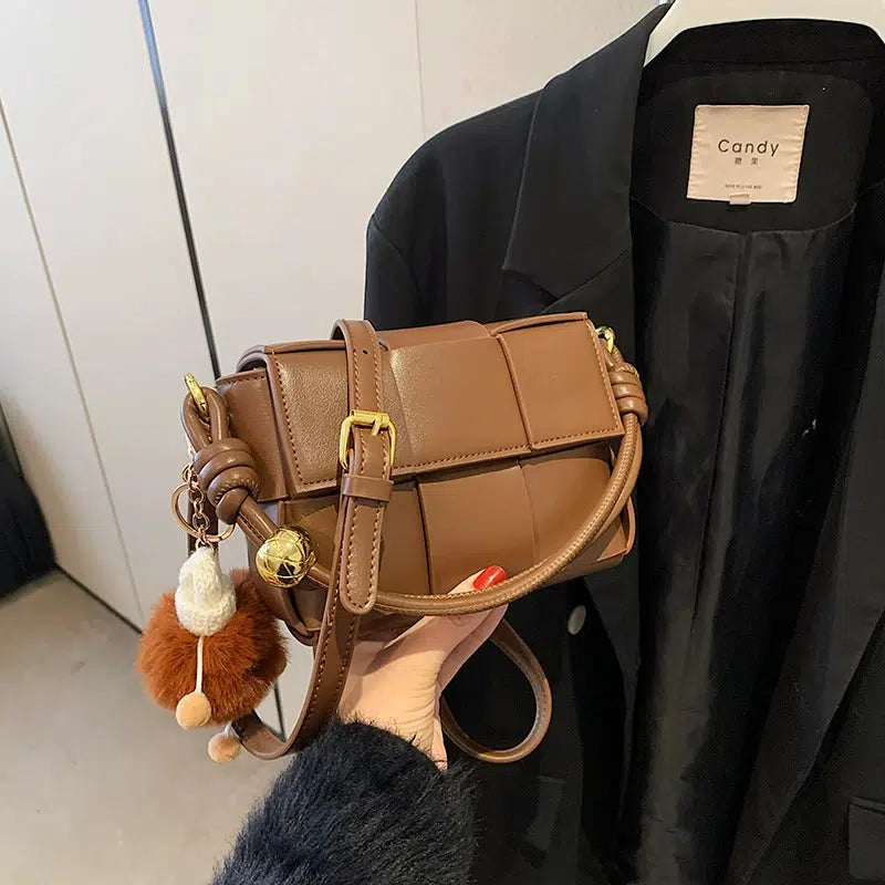 Woven Square Crossbody Bag