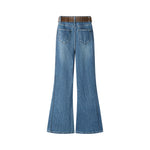 Slim Fit Flare Denim Pants 2