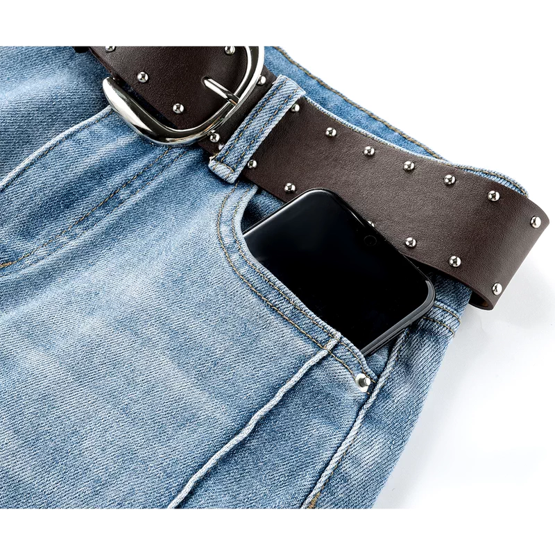 Slim Fit Flare Denim Pants 4