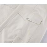 Wide-Leg Elastic Waist Cargo Work Pants 4