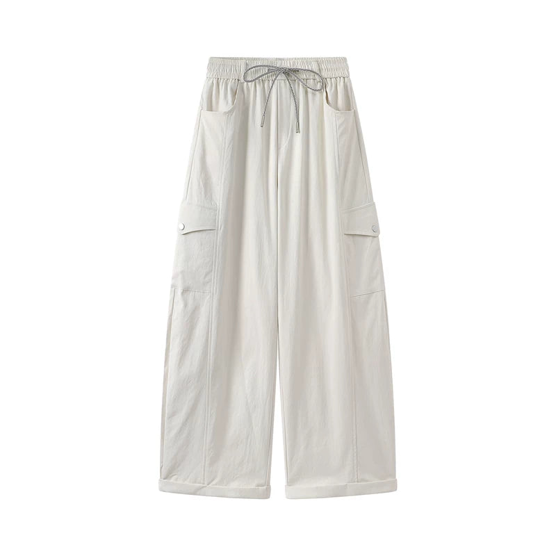 1627207:30155,6178833623079,1627207:30155,6178833623081,1627207:30155,6178833623080,6178833623079,6178833623081,6178833623080, Wide-Leg Elastic Waist Cargo Work Pants