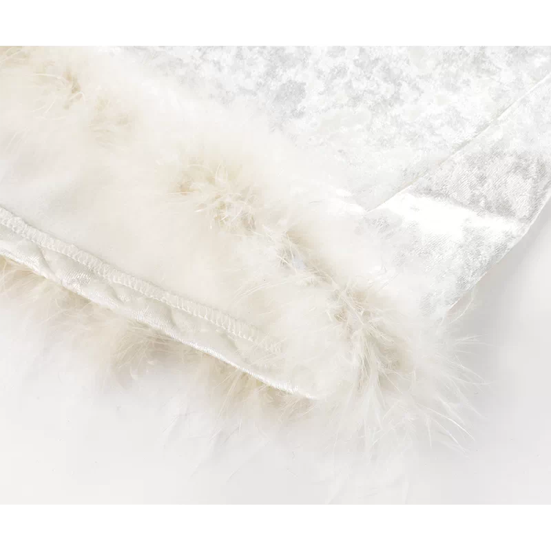 Velvet Midi Skirt with Fleece Lining 3