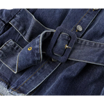 Belted Button-Down Denim Jacket 3