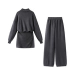 Knit Sweater and Pants Tie-Waist Set 2