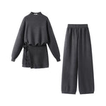 1627207:28334,6004961497111,1627207:28334,6004961497110,1627207:28334,6004961497112,6004961497111,6004961497110,6004961497112, Knit Sweater and Pants Tie-Waist Set