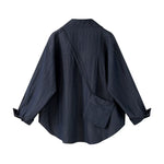 Loose Collared Shirt and Knit Vest Set 2