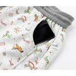 Floral Print Loose Fit Casual Pants 3