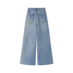 High Waist Wide Leg Denim Pants 2