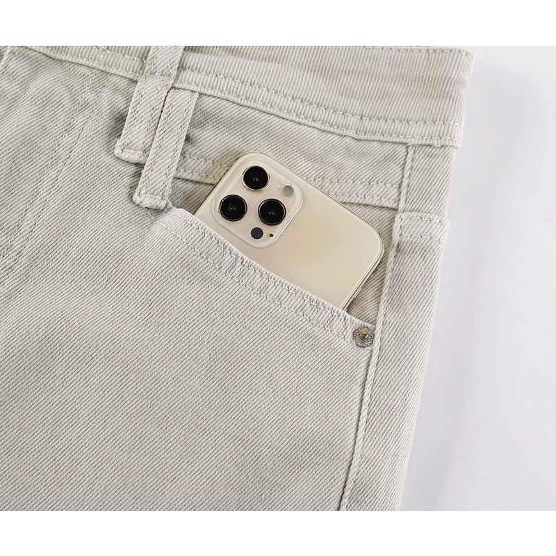 High Waist Wide Leg Denim Pants 3