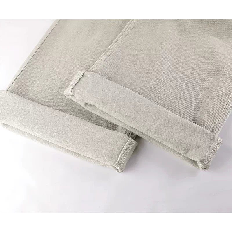 High Waist Wide Leg Denim Pants 4