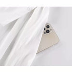 High-Waisted Asymmetric Elastic Midi Skirt 3