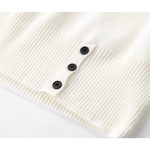 Knit Faux Layered Collared Pullover Shirt Top 4