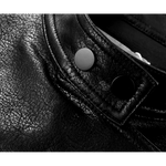 Retro Faux Leather Moto Vest with Zipper Pockets 3