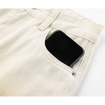 High-Waisted Retro Distressed Wide-Leg Pants 3