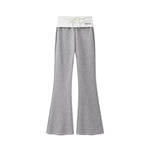 6189887014946,6189887014947,6189887014948, Low Waist Slim Fit Flared Lounge Pants