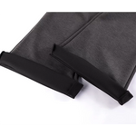 Elastic Flare Pants with Draped Overlay Waist 4