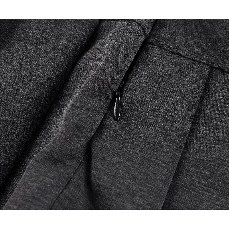 High-Waisted Pleated Overlay Wide-Leg Pants 4