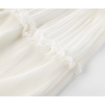 High-Waisted Tiered A-Line Lace Midi Skirt 3