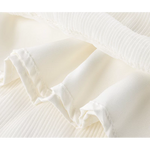 High-Waisted Tiered A-Line Lace Midi Skirt 4