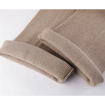 Mock Neck Ribbed Knit Top and Pants Set 3